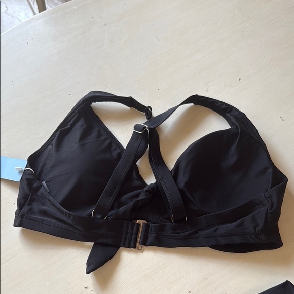 *NWT - YONIQUE 2 PIECE BLACK SWIMSUIT - Picture 4 of 7